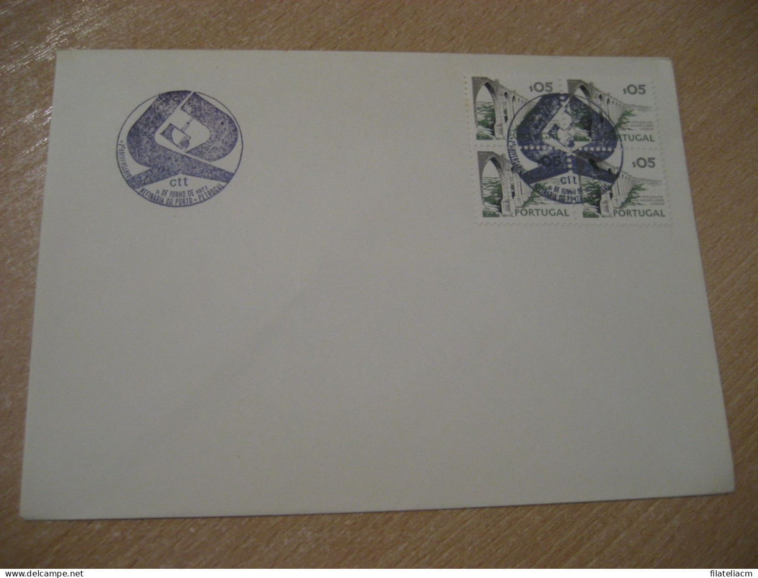 PORTO 1977 Refineria Petrogal Petroleo Crude Oil Refinery Geology Cancel Cover PORTUGAL - Petrolio