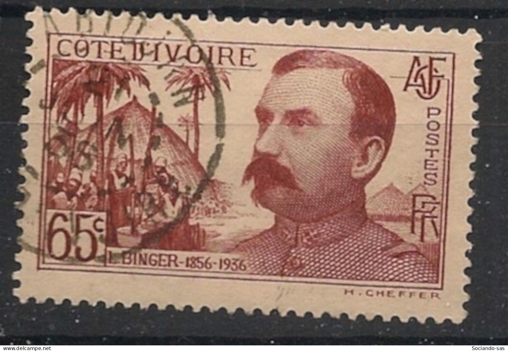 COTE D'IVOIRE - 1937 - N°YT. 139 - Binger - Oblitéré / Used - Gebruikt