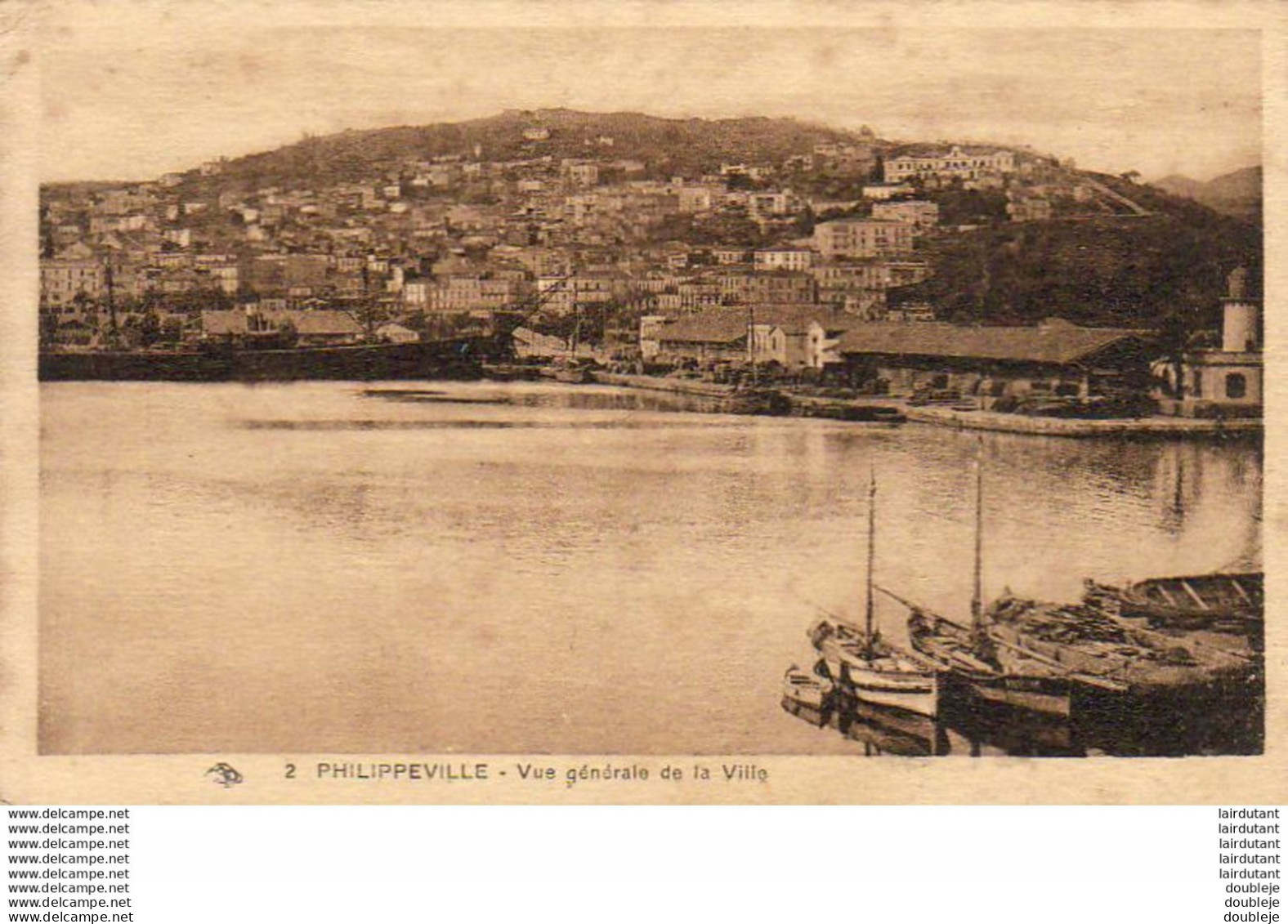 ALGERIE  PHILIPPEVILLE Vue Générale De La Ville - Skikda (Philippeville)