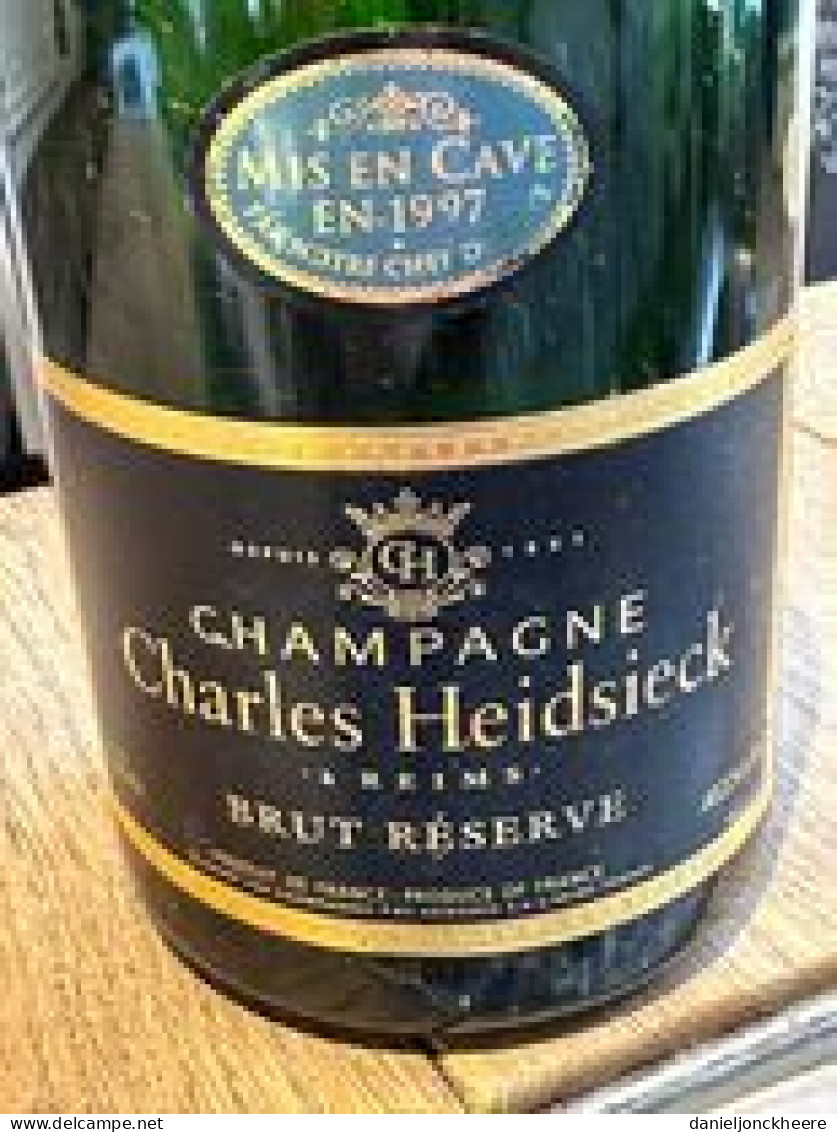 Champagne Charles Heidsieck Empty Bottle Factice Lege Fles Brut Reserve 1,5 L - Champagner & Sekt