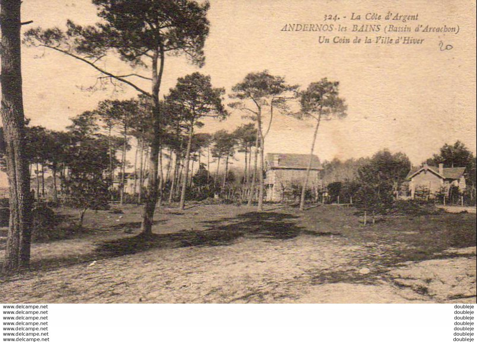 D33 ANDERNOS LES BAINS  Un Coin De La Ville D'Hiver - Andernos-les-Bains