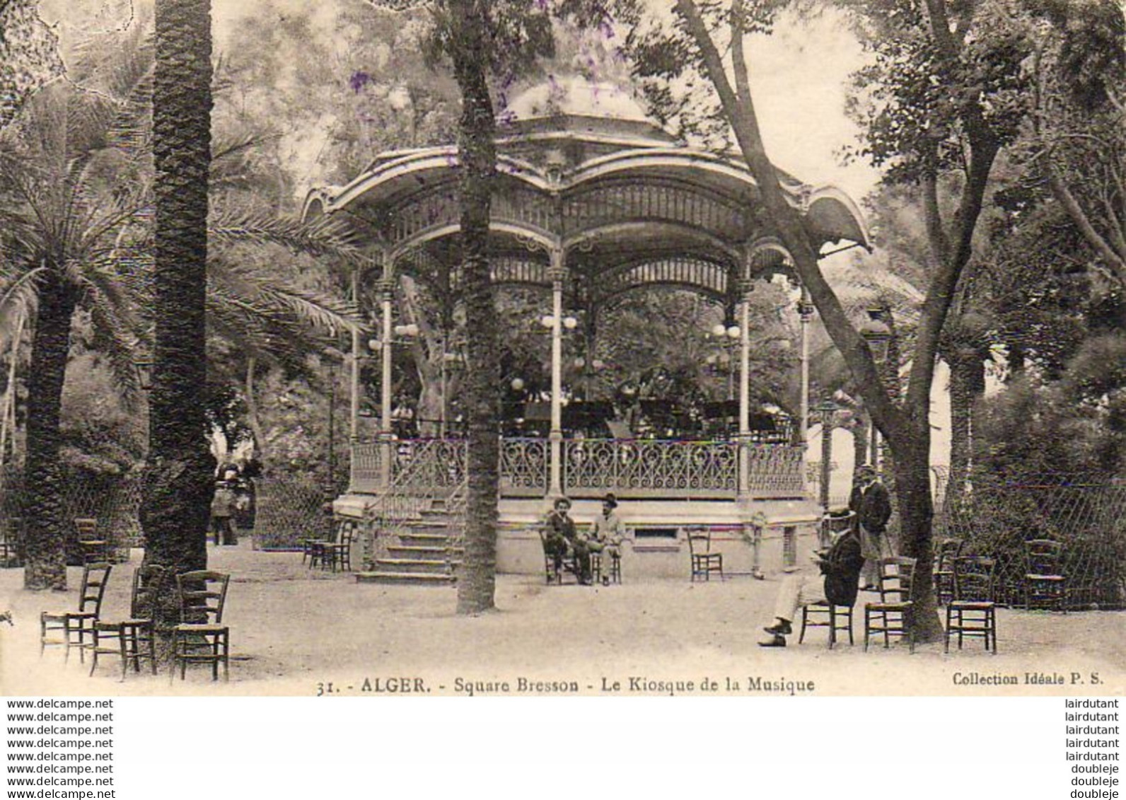 ALGERIE  ALGER  Square Bresson Le Kiosque De La Musique - Alger