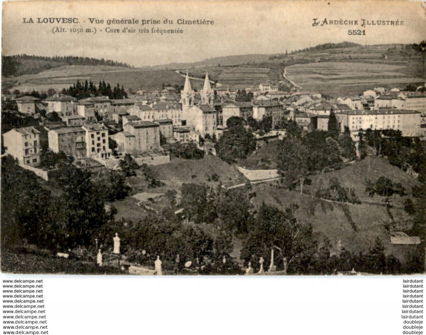 D07  LA LOUVESC  Vue Générale Prise Du Cimetière   ..... - La Louvesc