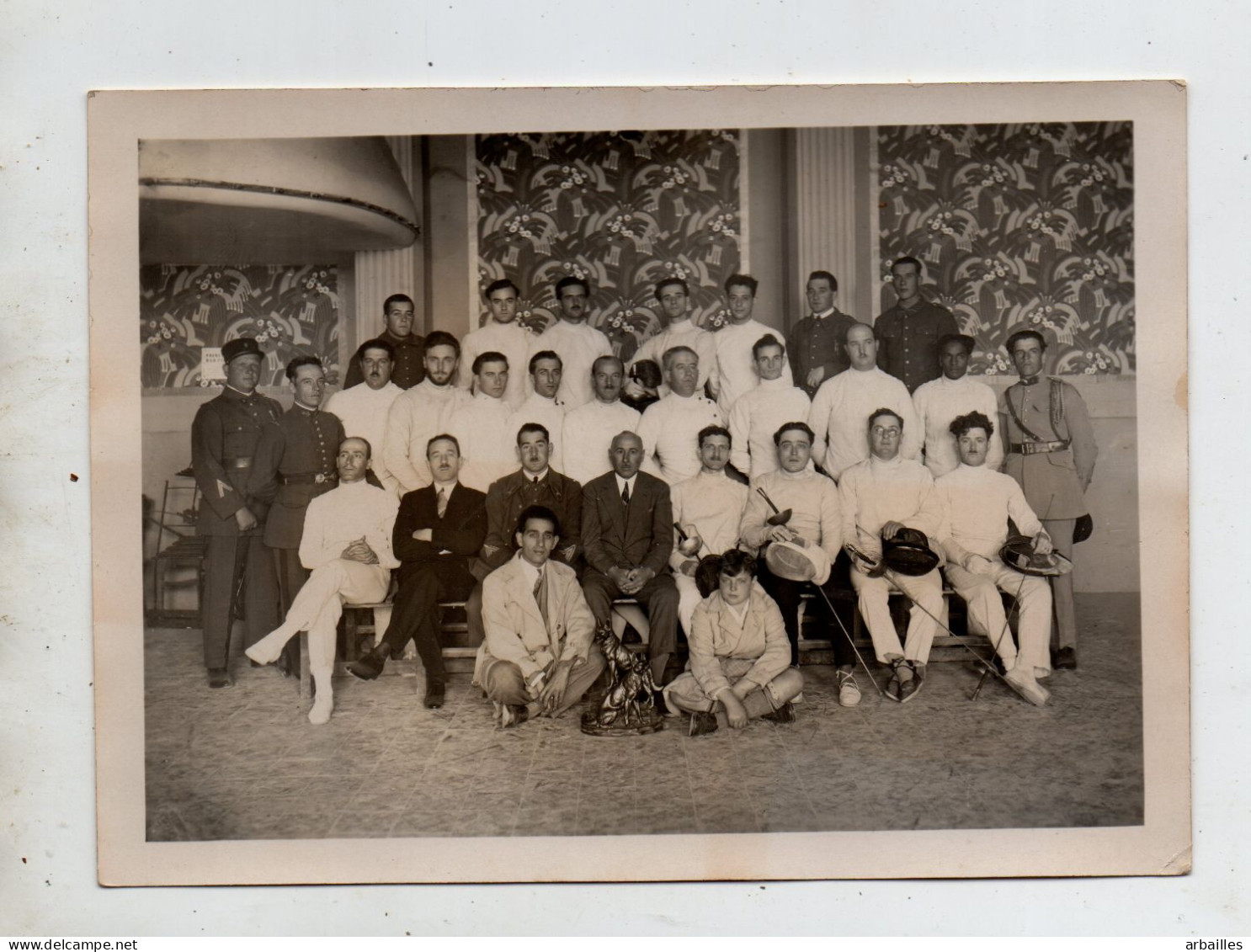 Maroc. Escrime. Militaires En Salle De Sport. - Escrime