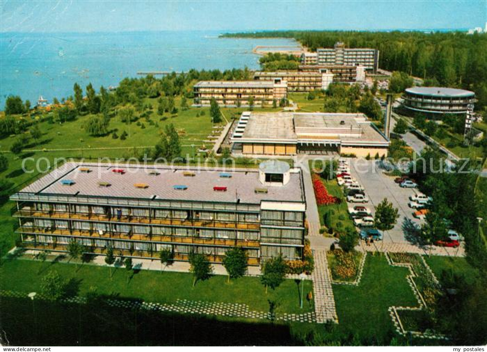 73223209 Siofok Fliegeraufnahme Hotel Interpress Siofok - Hungary