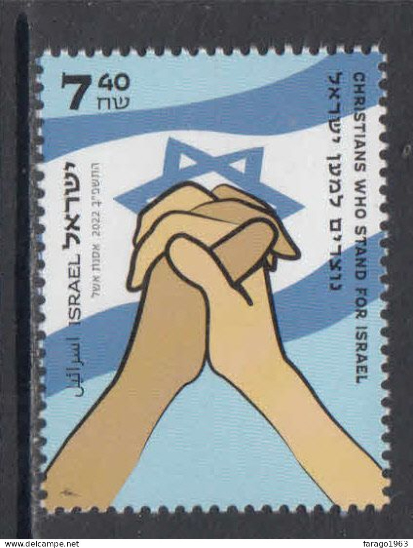 2022 Israel Christians For Israel  Complete Set Of 1 MNH @ BELOW FACE VALUE - Neufs