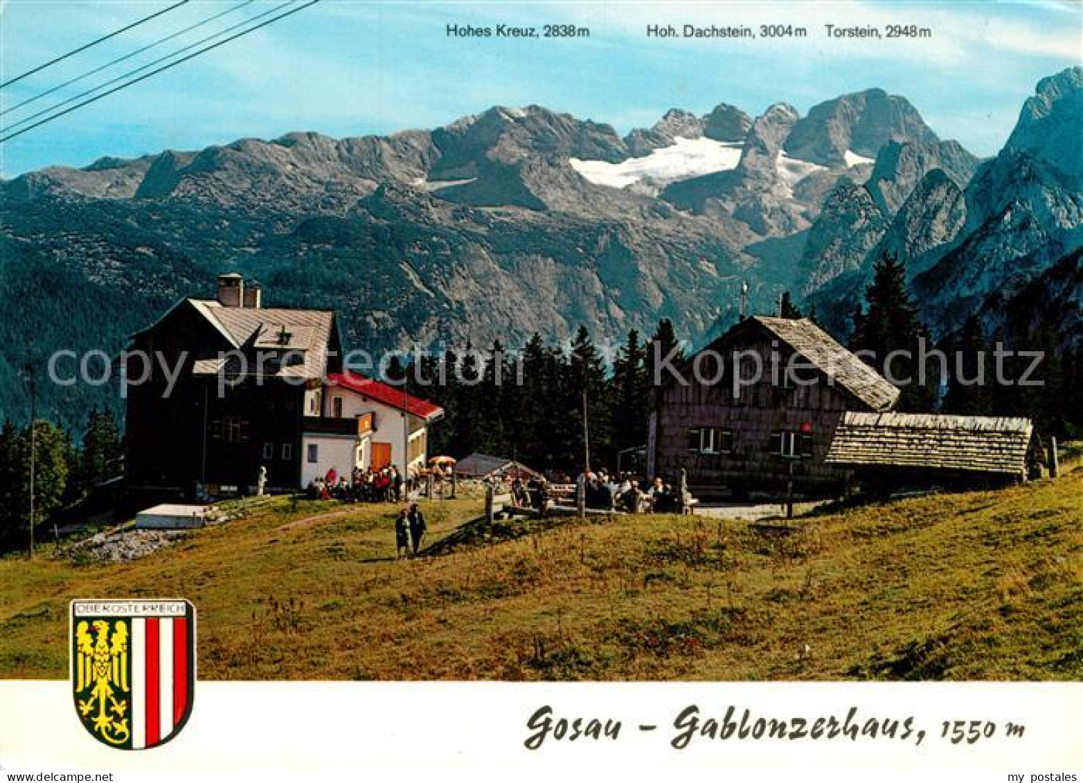 73222883 Gosau Oberoesterreich Gablonzerhaus Dachsteingebirge Gosau Oberoesterre - Sonstige & Ohne Zuordnung