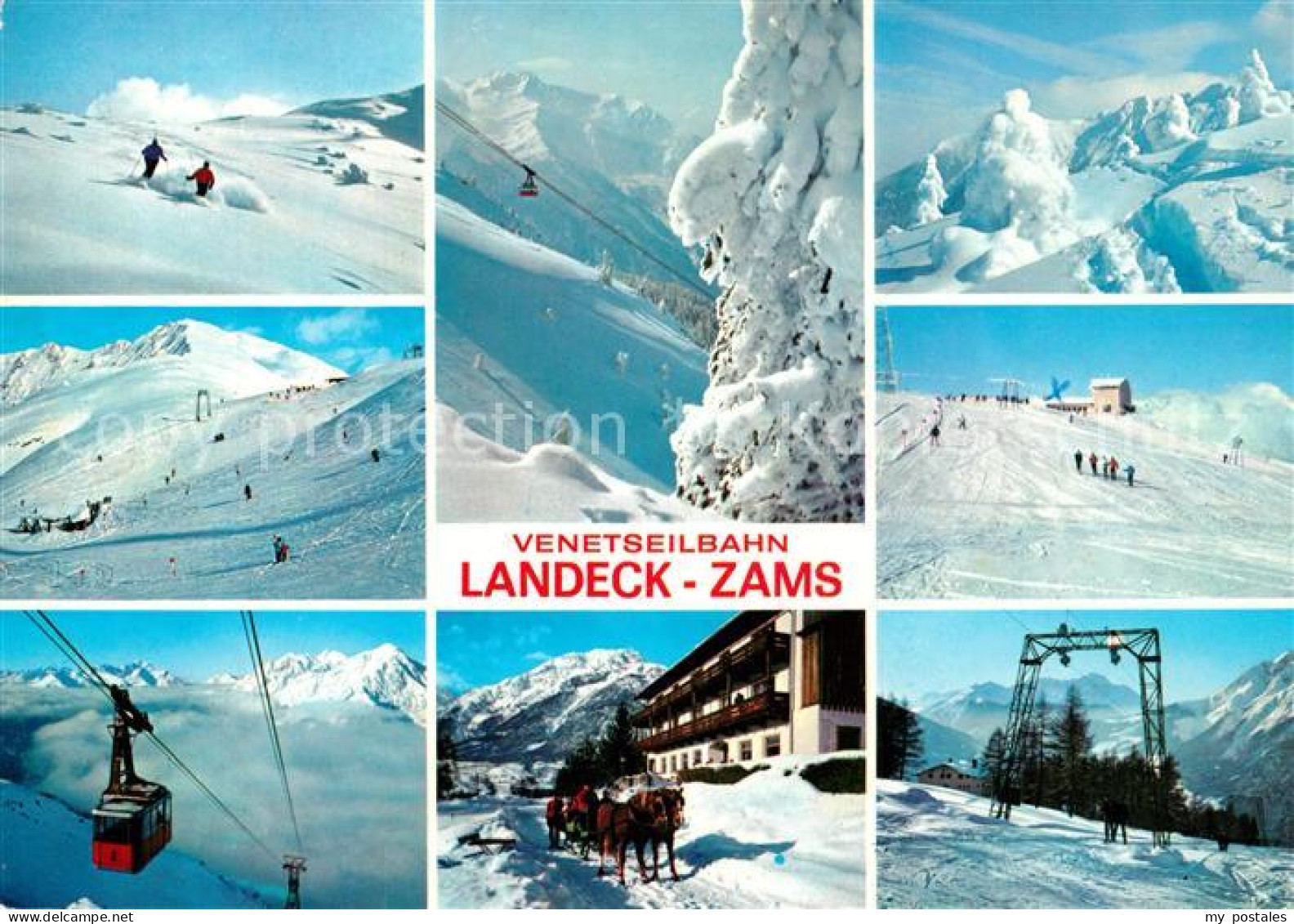 73222833 Zams Venetseilbahn Bergbahn Wintersportplatz Alpen Zams - Autres & Non Classés