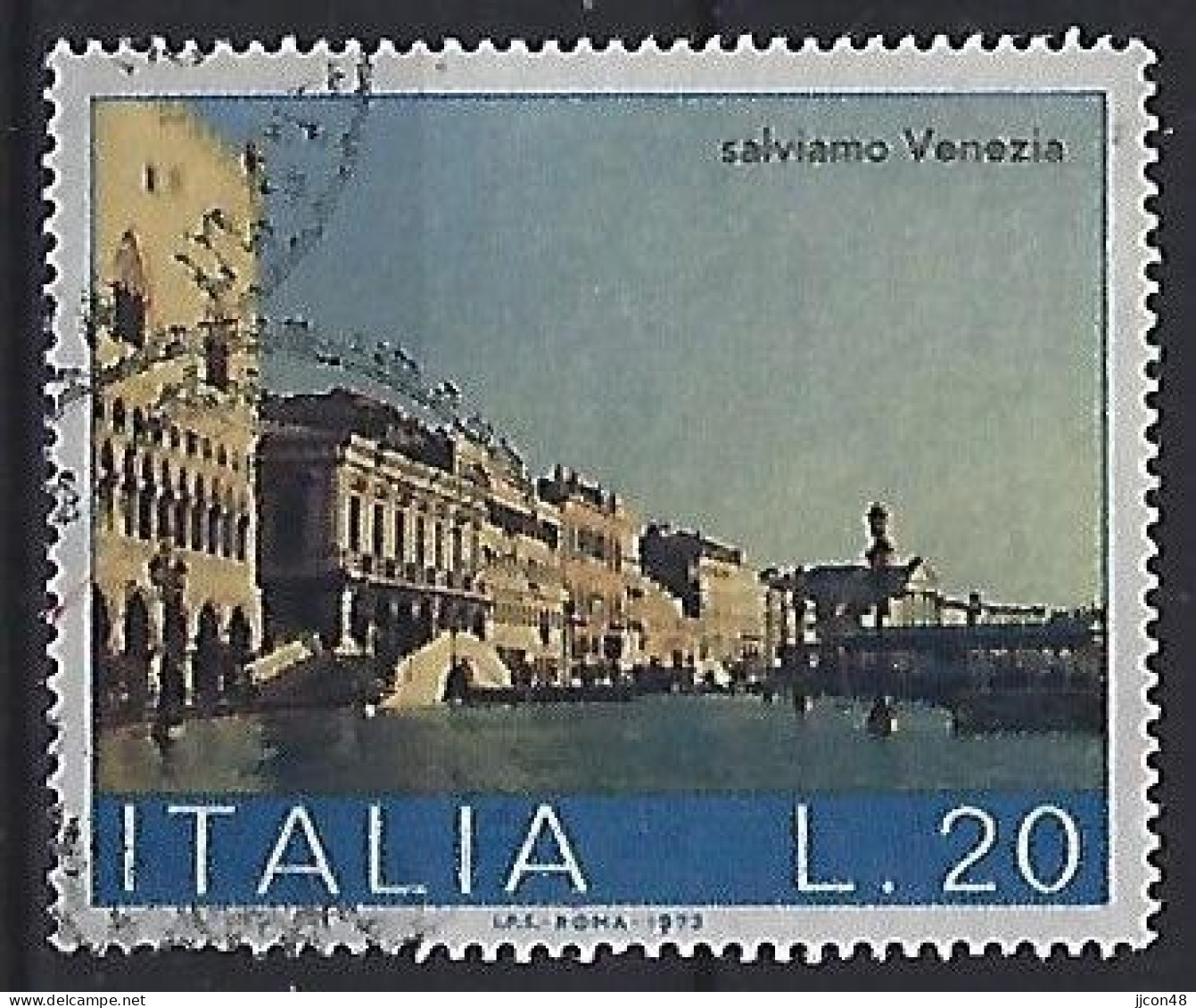 Italy 1973  UNESCO "Rettet Venedig"  (o) Mi.1391 - 1971-80: Afgestempeld