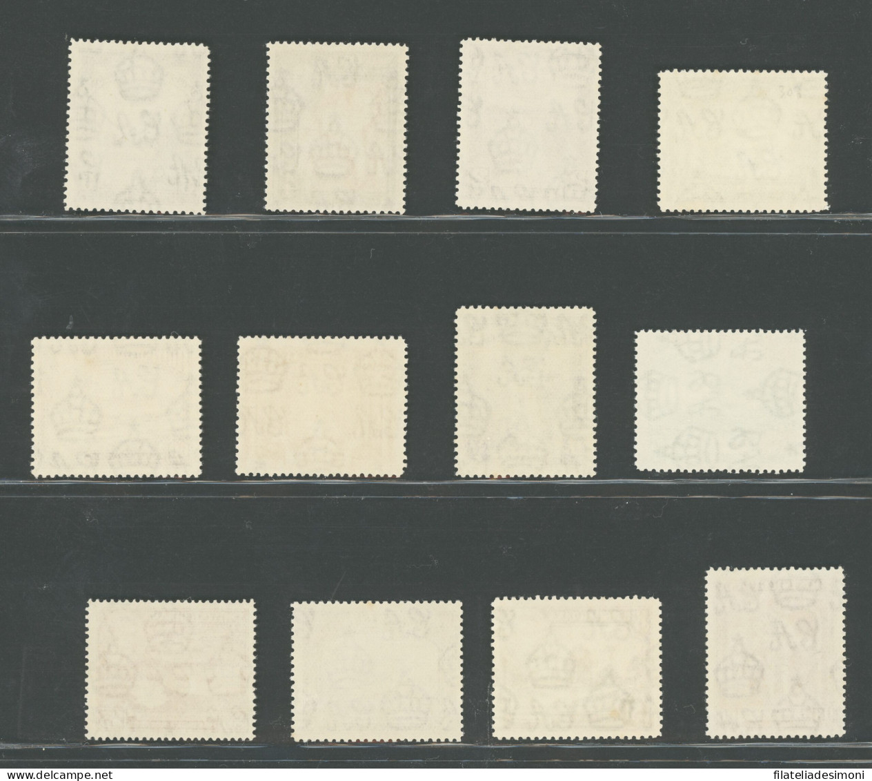 1938-52 BRITISH GUIANA - Stanley Gibbons N. 308-19, 12 Valori - MNH** - Sonstige & Ohne Zuordnung