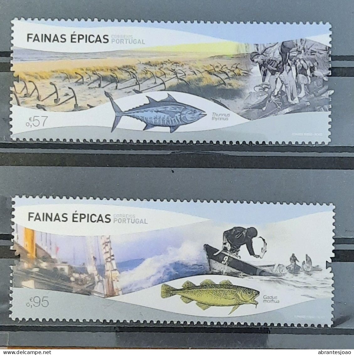 2022 - Portugal - MNH - Epic Fishing Campaigns - 3 Stamps + Block Of 1 Stamp - Ungebraucht