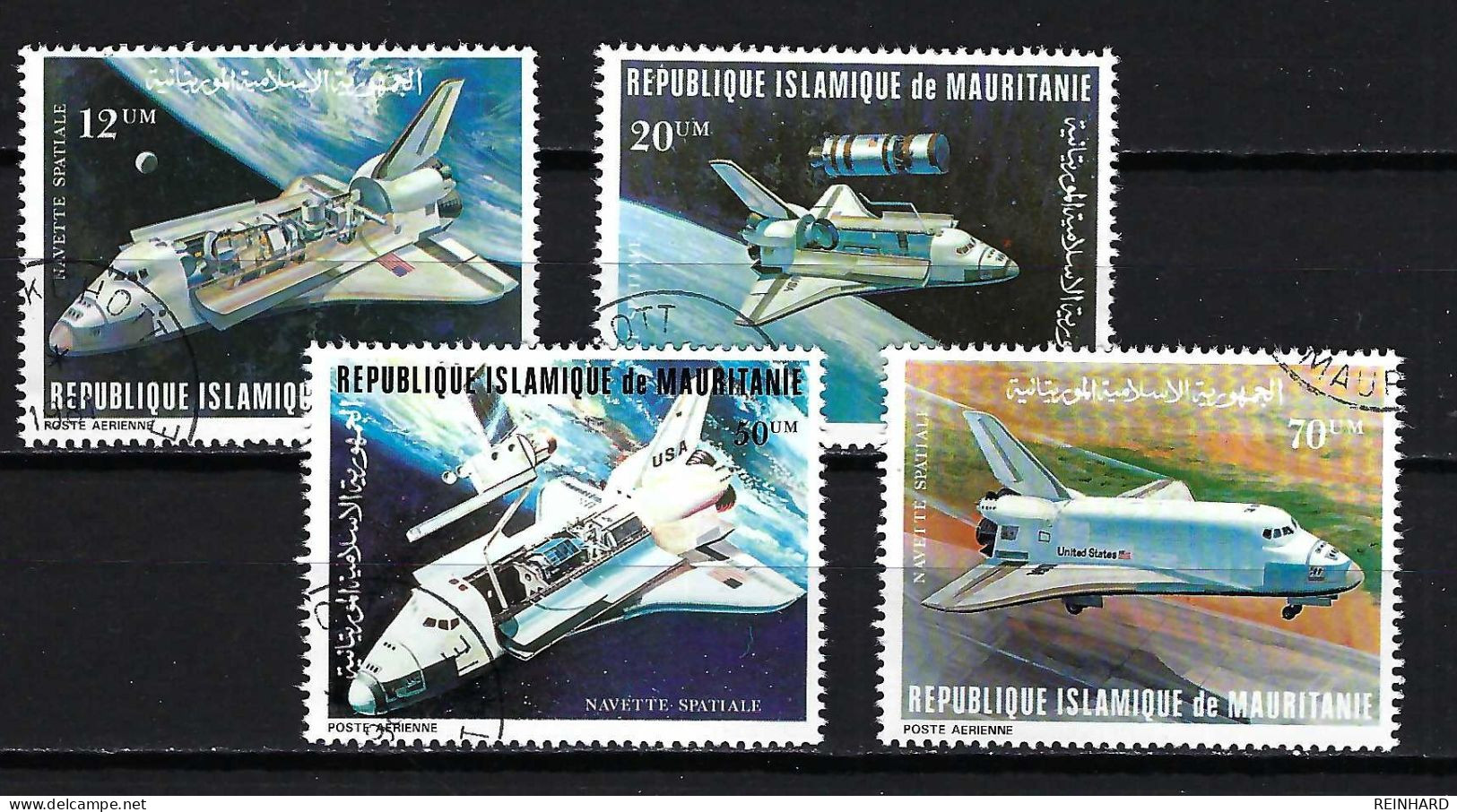 MAURETANIEN Komplettsatz Mi-Nr. 715 - 718 Raumfahrt Gestempelt - Siehe Bild - Mauretanien (1960-...)