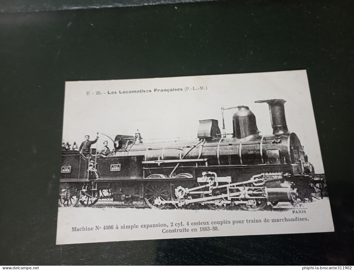 B1/272- MACHINE N° 4086 (P.L.M.) - Trenes