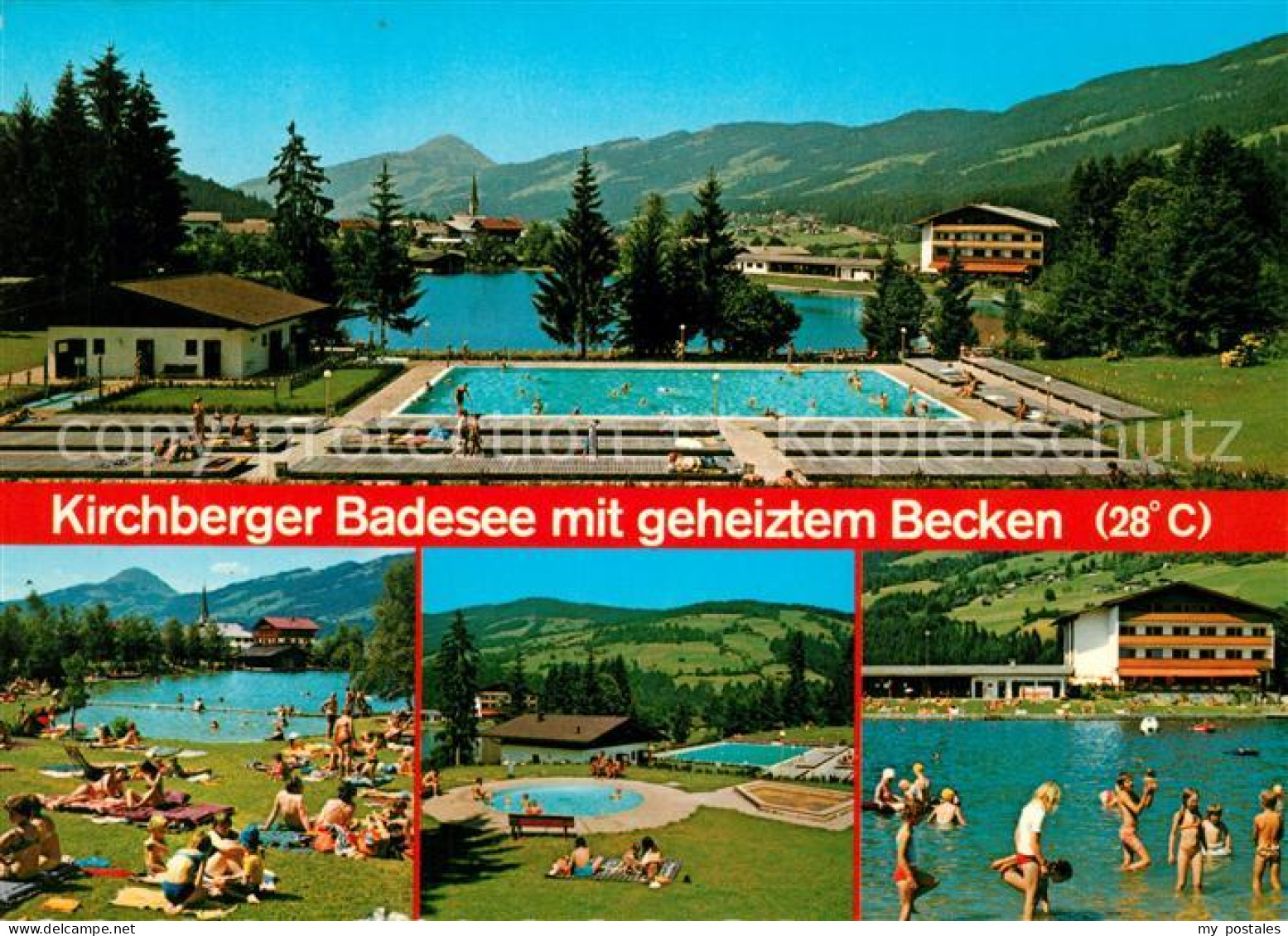 73220760 Kirchberg Tirol Kirchberger Badesee Freibad Liegewiese Kirchberg Tirol - Autres & Non Classés