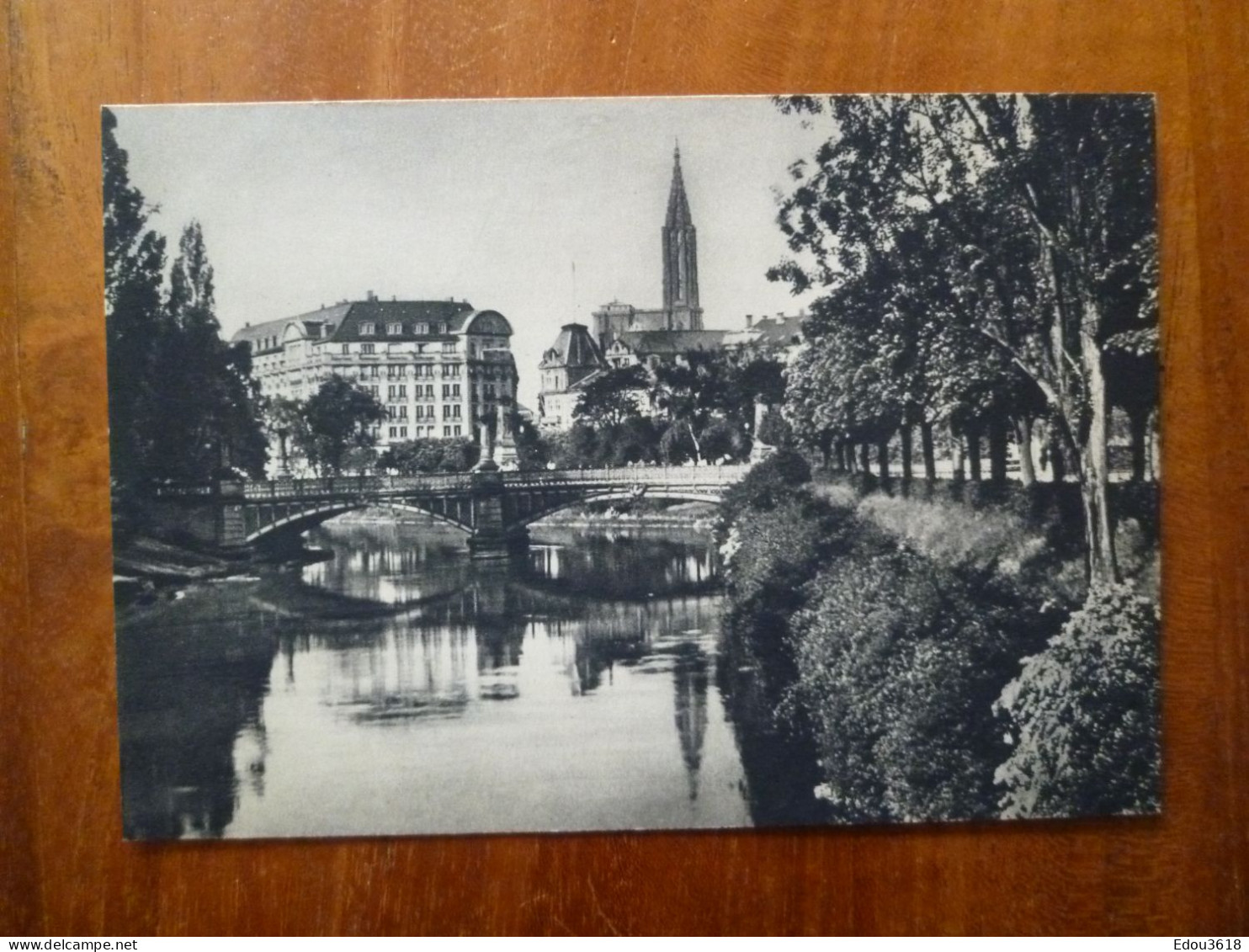 Carte Postale Strasboug Pont De L'Université Cathédrale Félix Luib éditeur S - Strasbourg