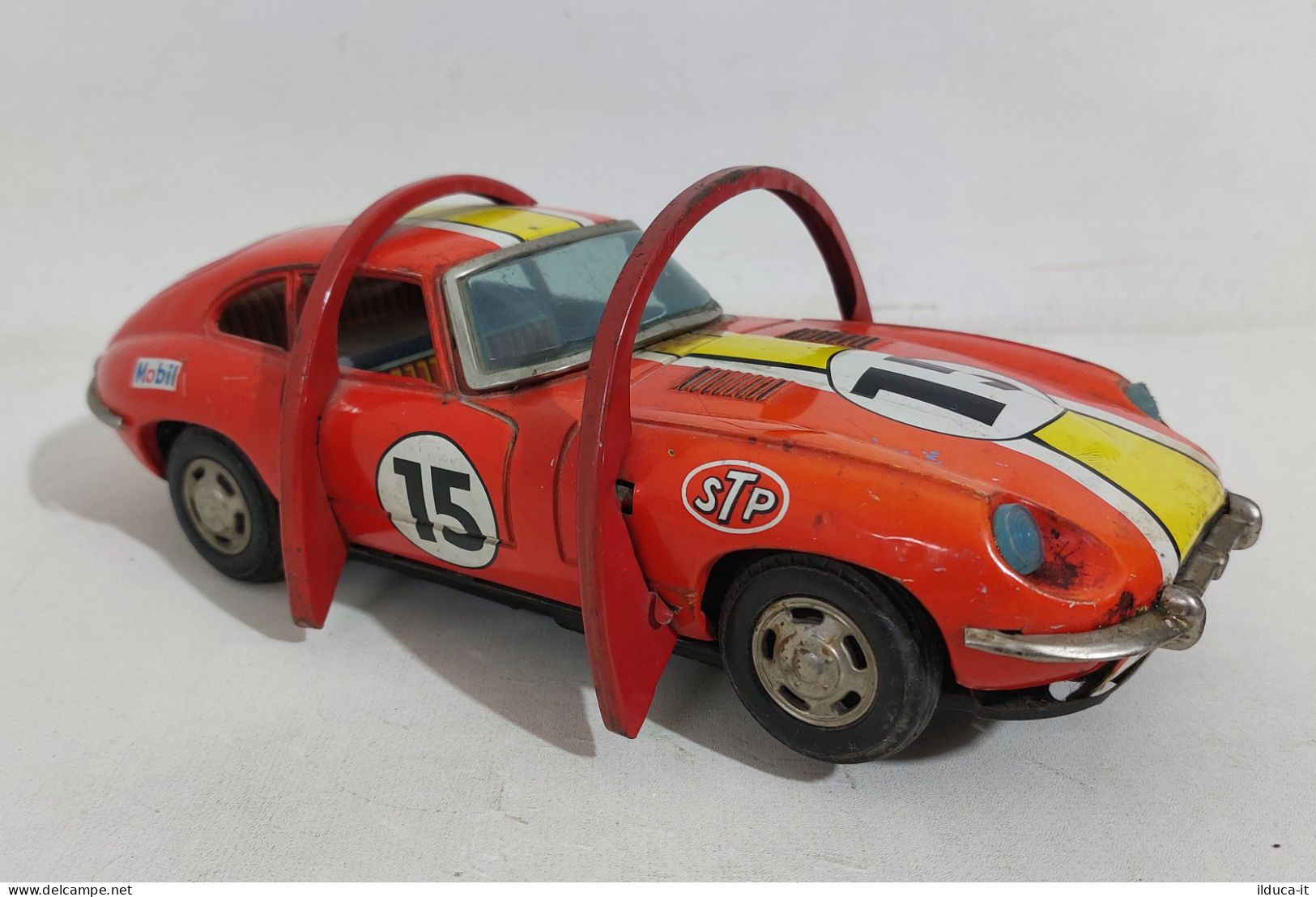 70118 Giocattolo Di Latta - Masudaya Jaguar Stunt Car - Modern Toys 1961 - Autres & Non Classés