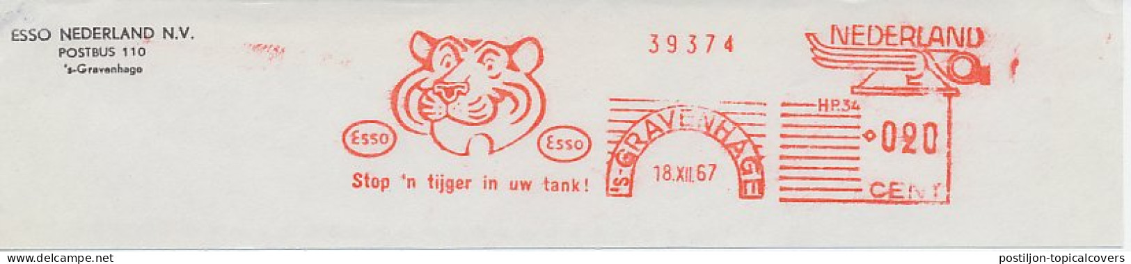 Meter Top Cut Netherlands 1967 Tiger - Esso - Other & Unclassified