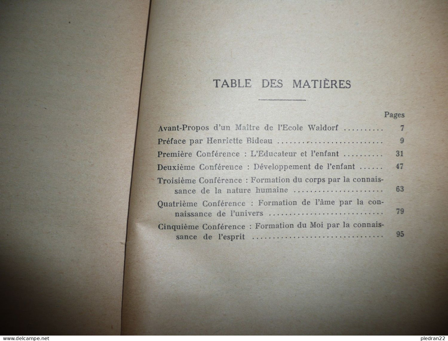 ESOTERISME RUDOLF STEINER L'EDUCATION DES EDUCATEURS LES CAHIERS BLEUS CAHIER C PRINTEMPS 1953 CONFERENCES DE 1924 - Esoterismo