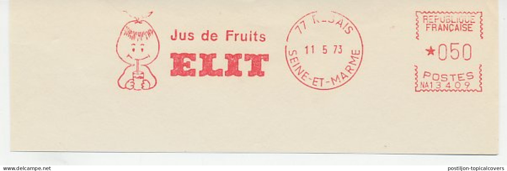 Meter Cut France 1973 Fruit Drink - Fruit