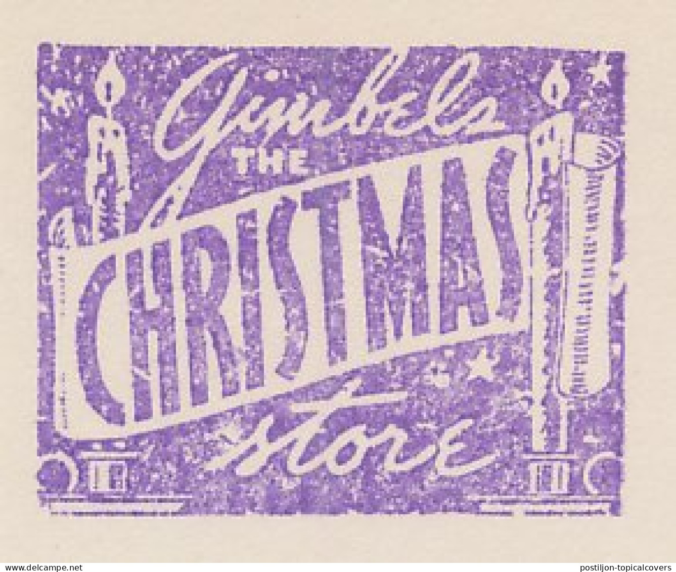 Meter Cut USA 1940 Christmas Store - Gimbel - Christmas