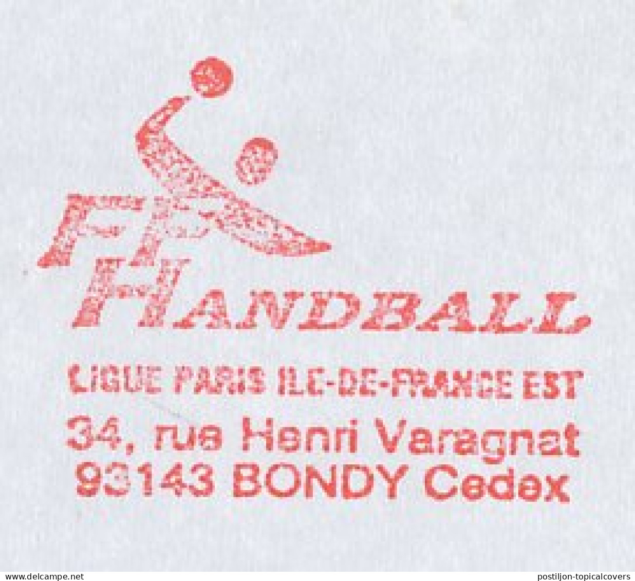 Meter Cover France 2002 Handball - Other & Unclassified