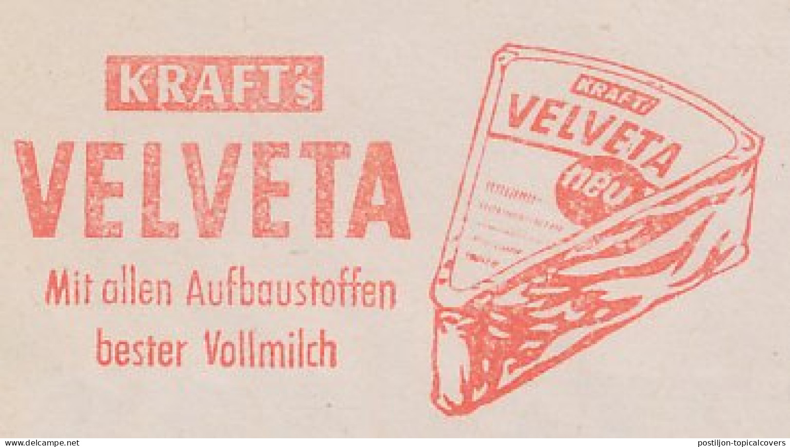 Meter Cut Germany 1962 Cheese - Velveta - Alimentation