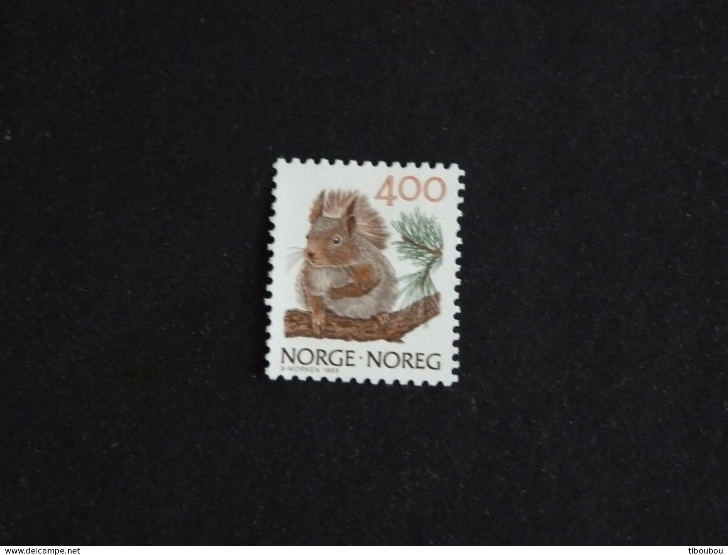 NORVEGE NORWAY NORGE NOREG YT 970 OBLITERE - ECUREUIL SQUIRREL - Gebruikt