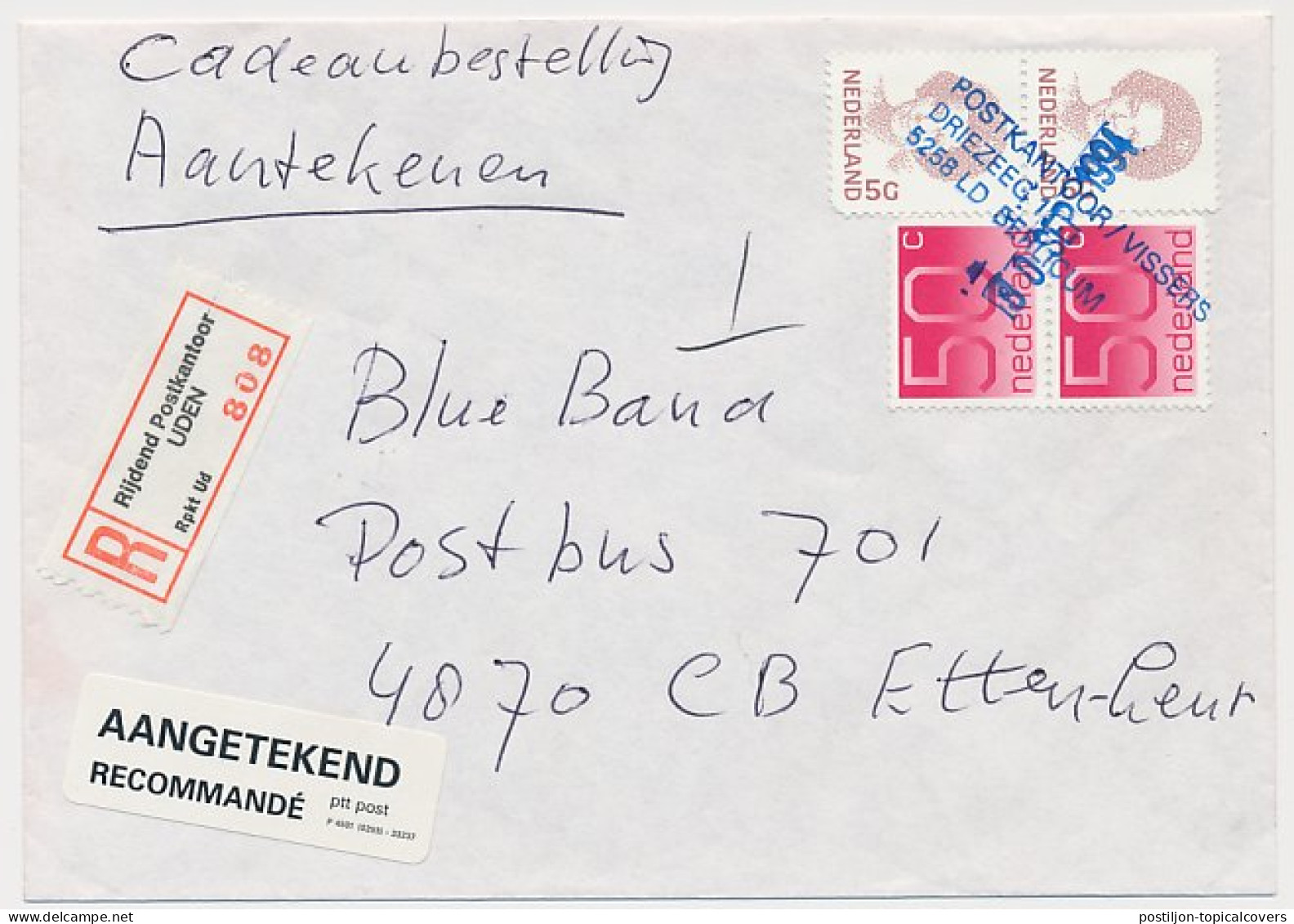 Rijdend Postkantoor / Mini Postagentschap Uden / Berlicum 1994 - Unclassified