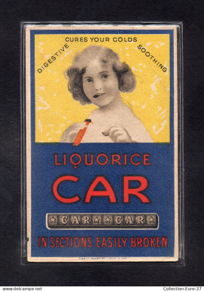 (08/05/24) THEME PUBLICITE-CPA LIQUORICE CAR - Publicidad