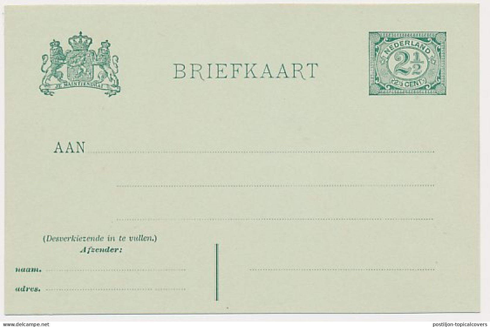 Briefkaart G. 63 - Material Postal