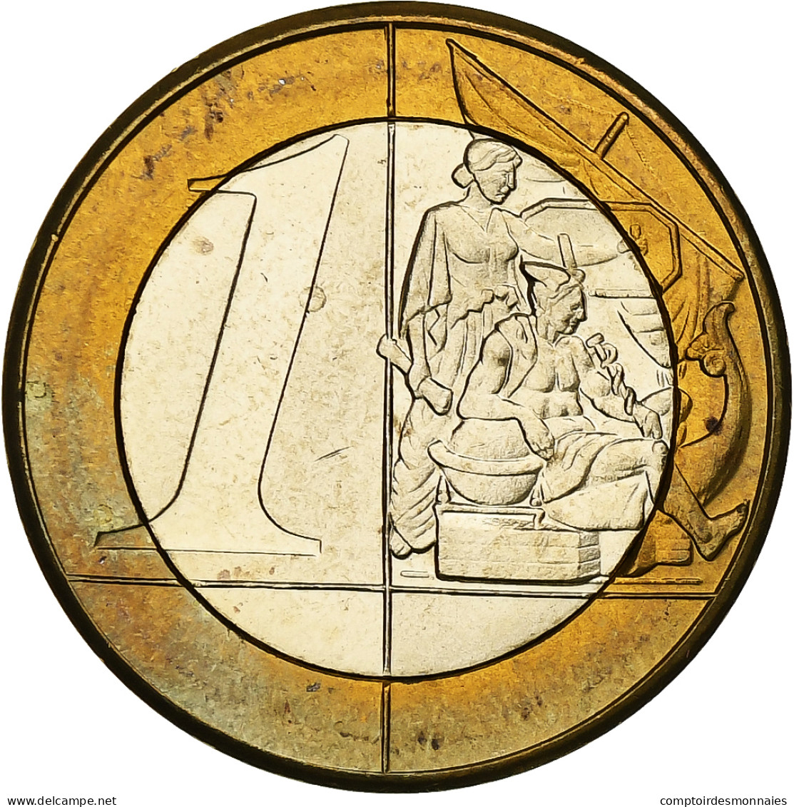 Gibraltar, Euro, Fantasy Euro Patterns, Essai-Trial, BE, 2004, Bimétallique - Private Proofs / Unofficial