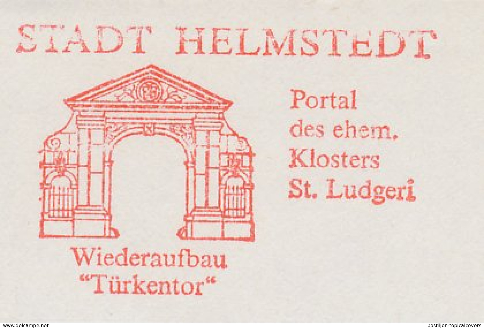 Meter Cut Germany 1985 Türkentor - Turks Gate - Triumphal Arch And Gateway - Autres & Non Classés