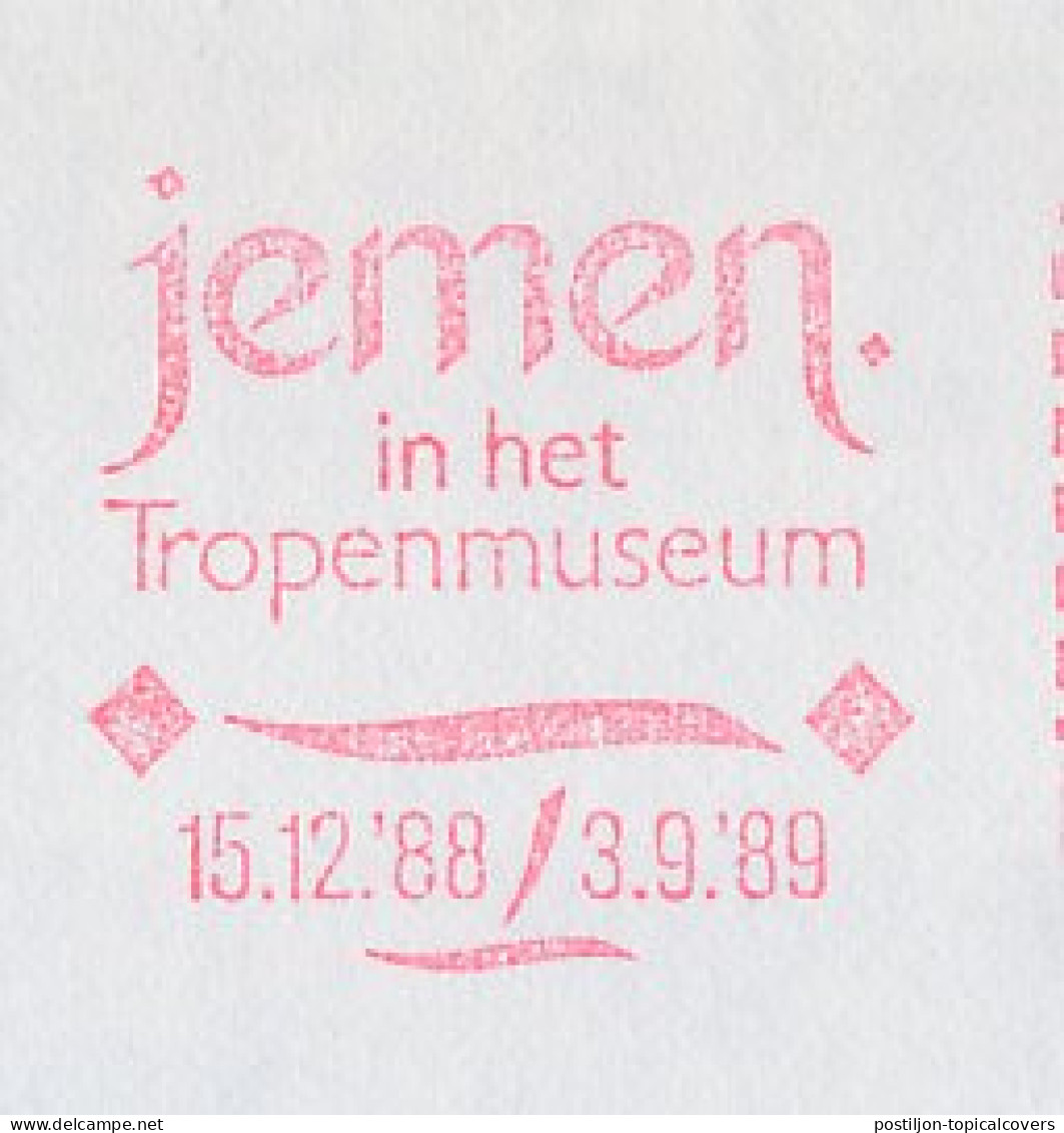 Meter Cover Netherlands 1989 Jemen / Yemen - Exhibition Tropical Museum - Unclassified