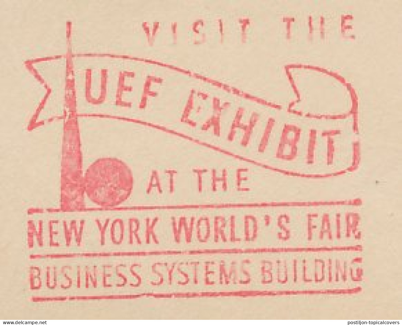 Meter Cut USA 1939 UEF Exhibit 1939 - New York World Fair - Unclassified