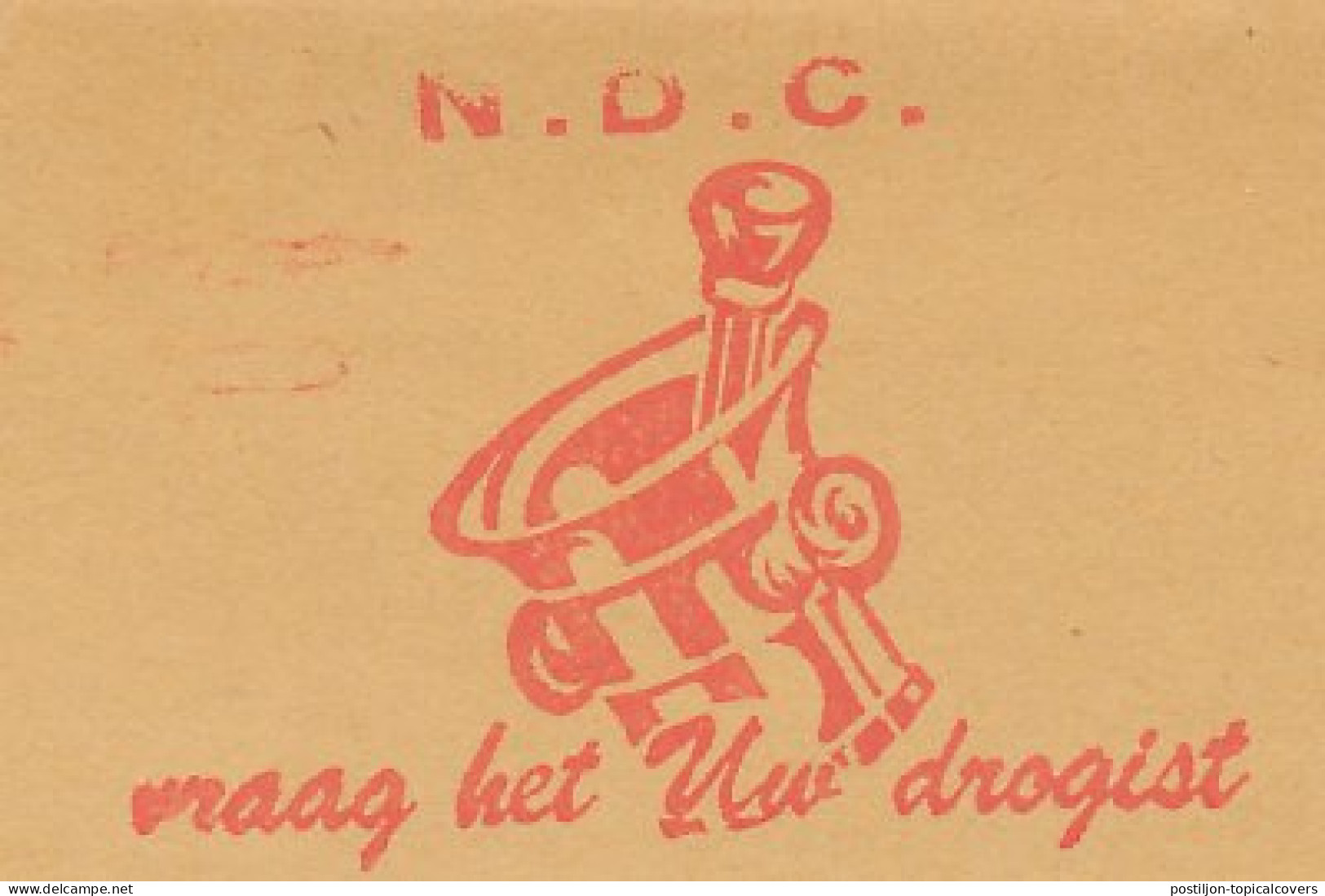Meter Cut Netherlands 1973 Mortar - Pharmazie