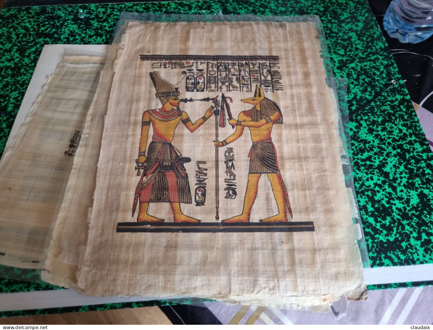 Vends papyrus sur Égypte