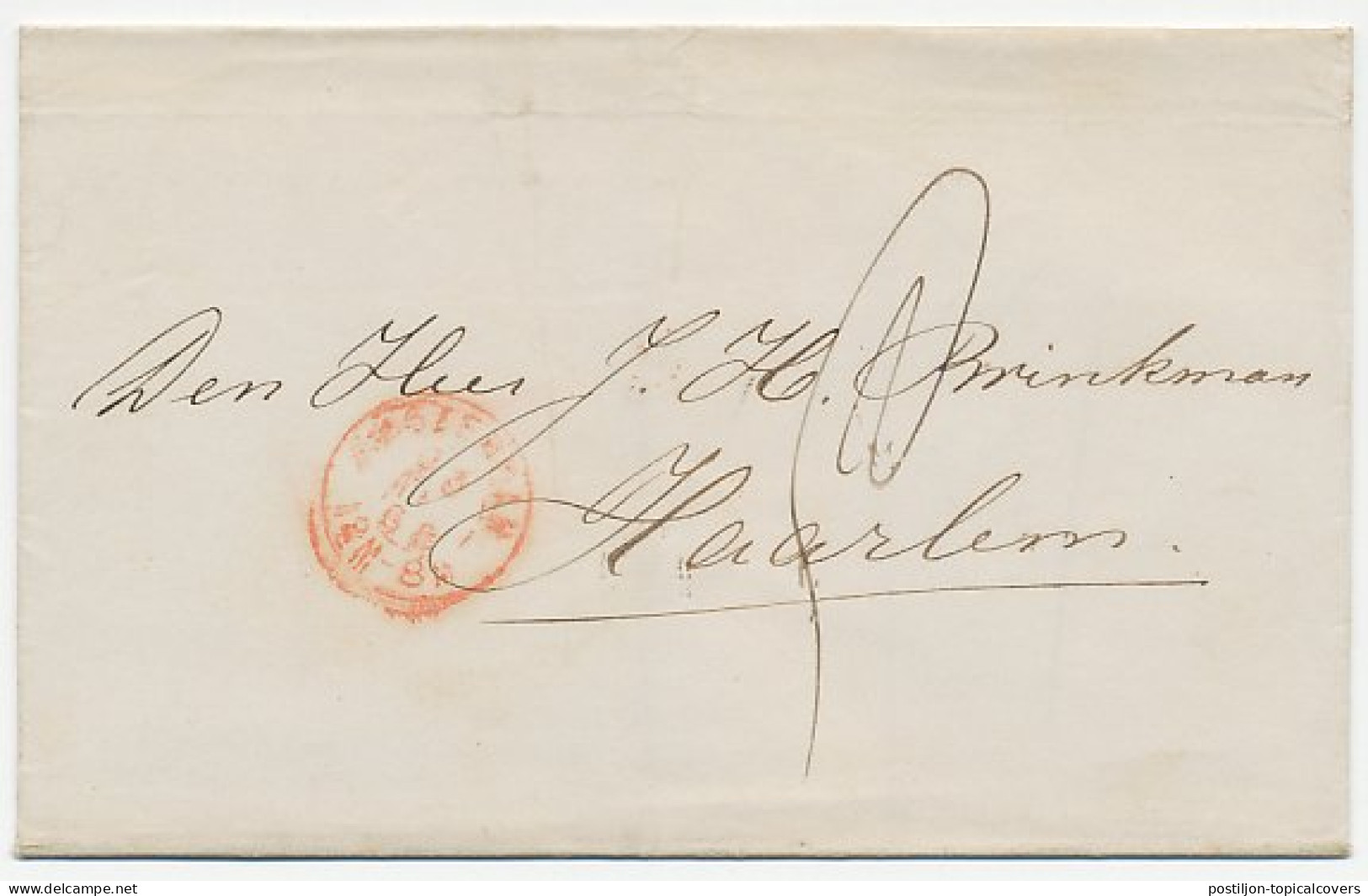 Haarlem 1868 - Bestellerstempel 2 - ...-1852 Vorläufer