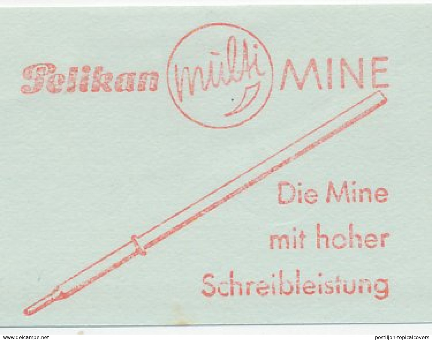 Meter Cut Germany 1961 Pen - Pelikan - Unclassified