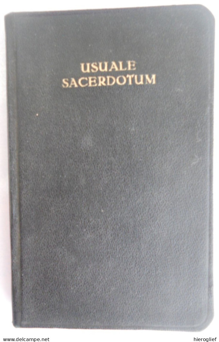 USUALE SACERDOTUM Continens Preces Benedictiones Ritus N- P. Isidorus Triennekens OFM / Haarlem Gottmer - Libros Antiguos Y De Colección