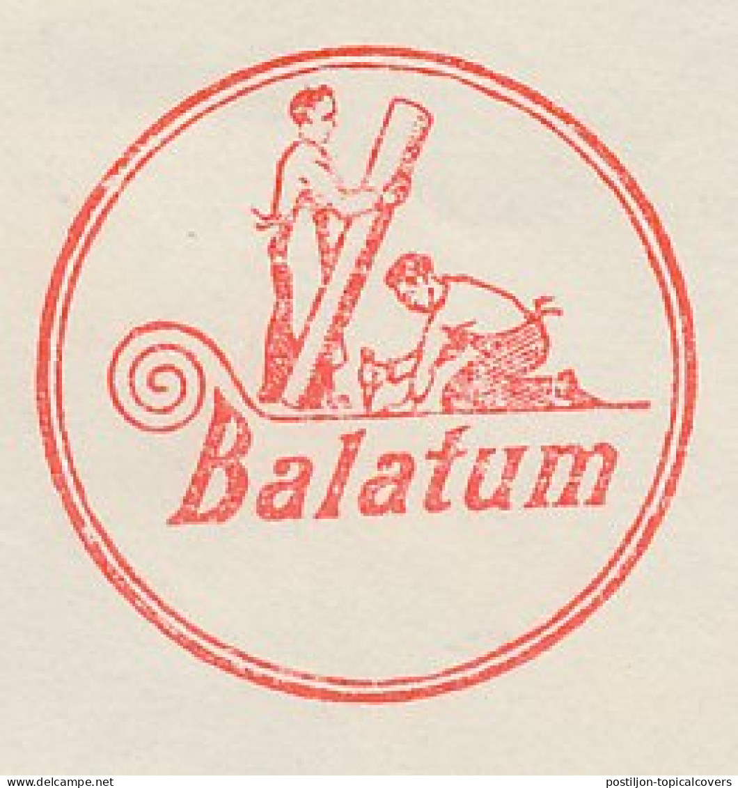 Meter Cover Netherlands 1957 Carpeting - Balatum - Huizen - Unclassified