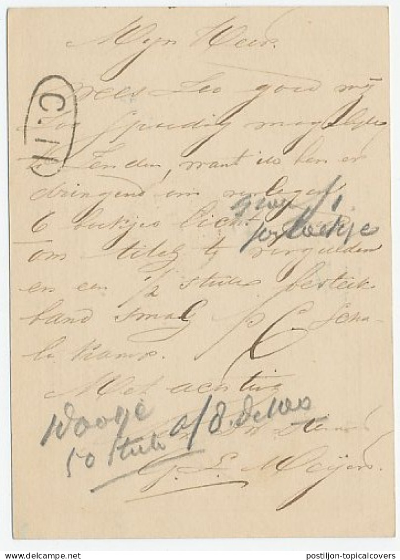 Naamstempel Lochem 1872 - Briefe U. Dokumente