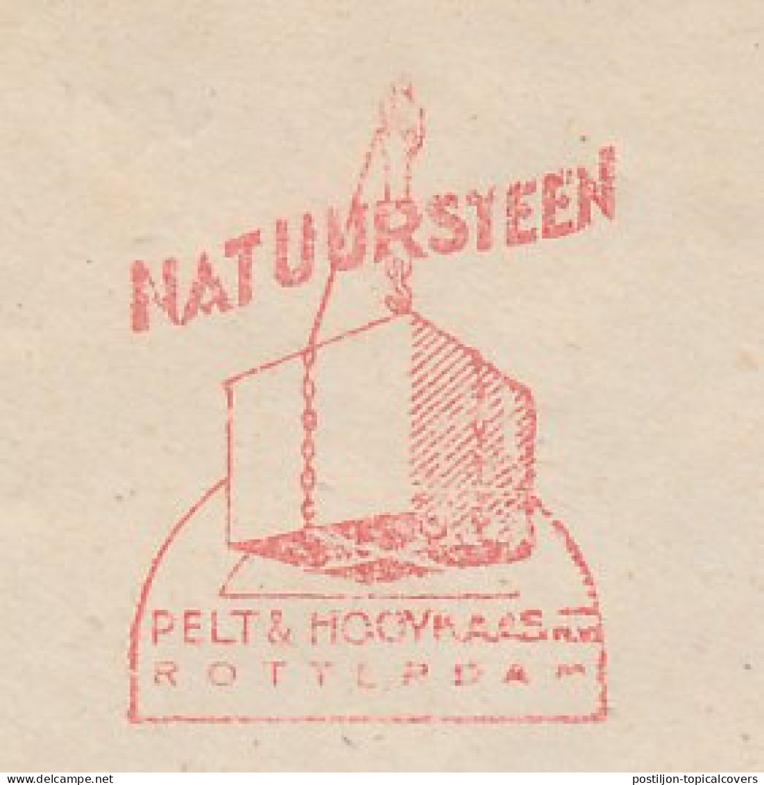 Meter Cover Netherlands 1948 Natural Stone  - Andere & Zonder Classificatie