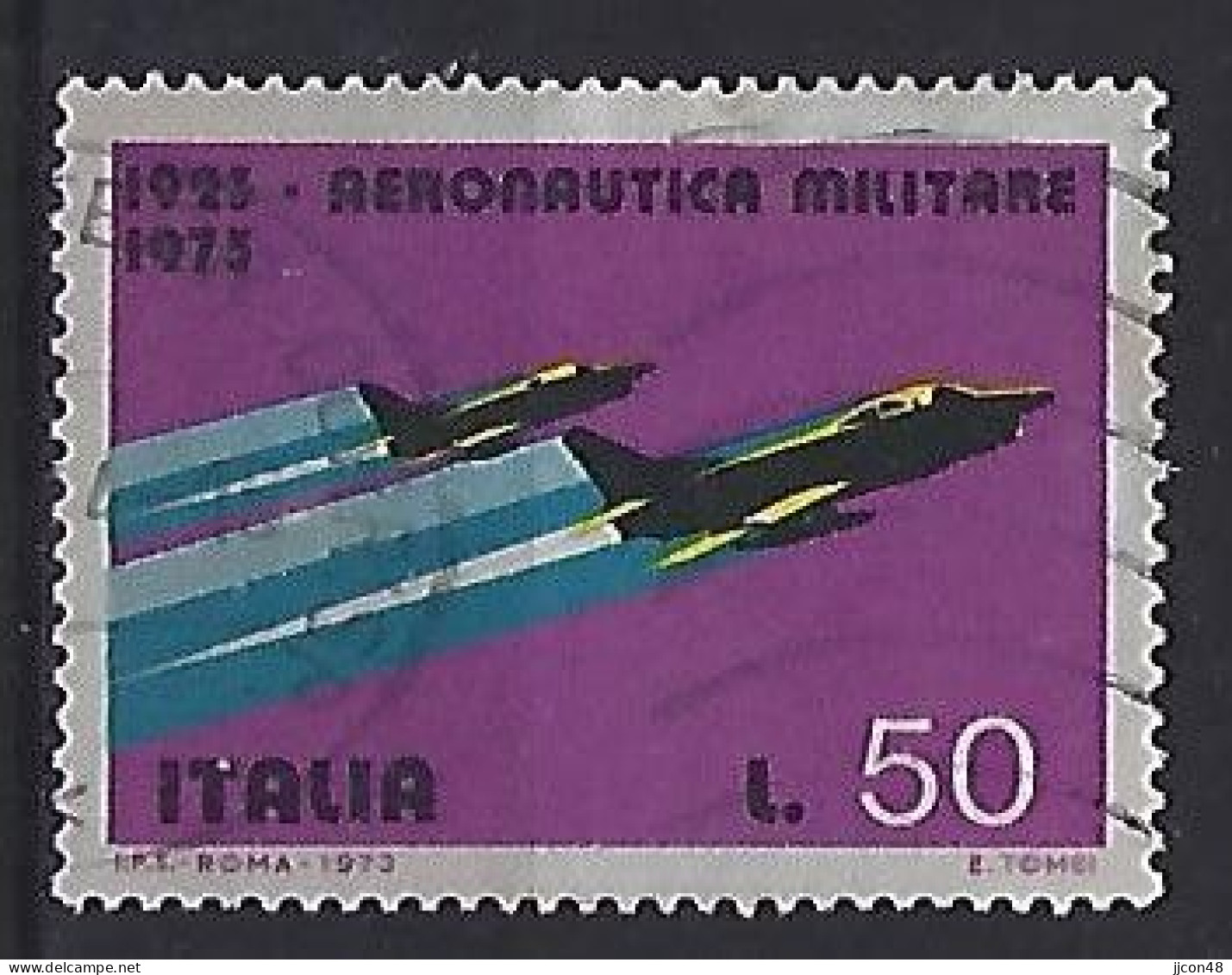 Italy 1973  50 Jahre Italienische Luftwaffe  (o) Mi.1396 - 1971-80: Used