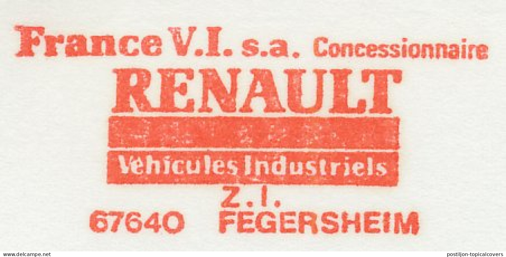 Specimen Meter Sheet France 1986 Car - Renault - Cars