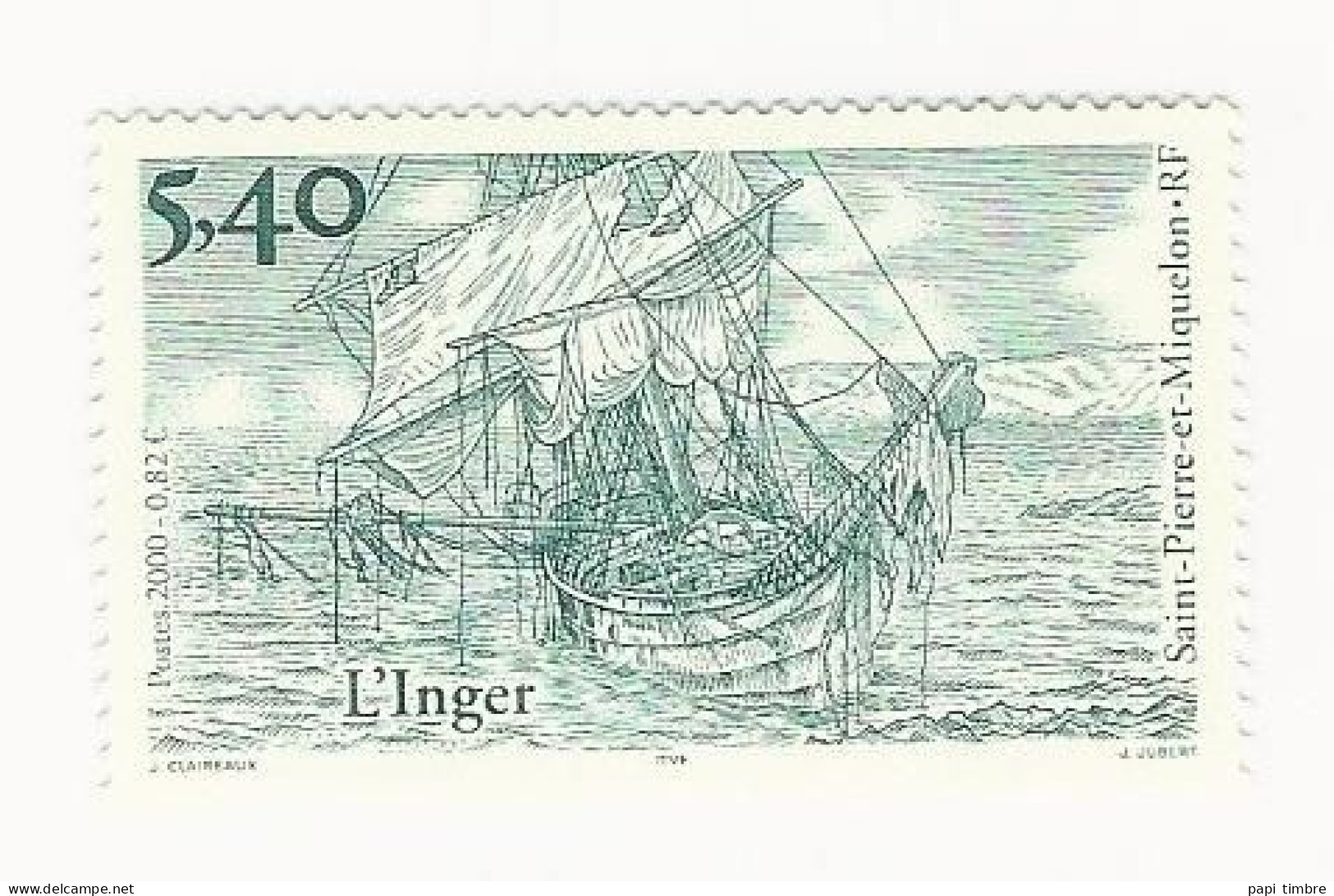 SPM-2000-Bateau. L'Inger - N° 723 ** - Unused Stamps