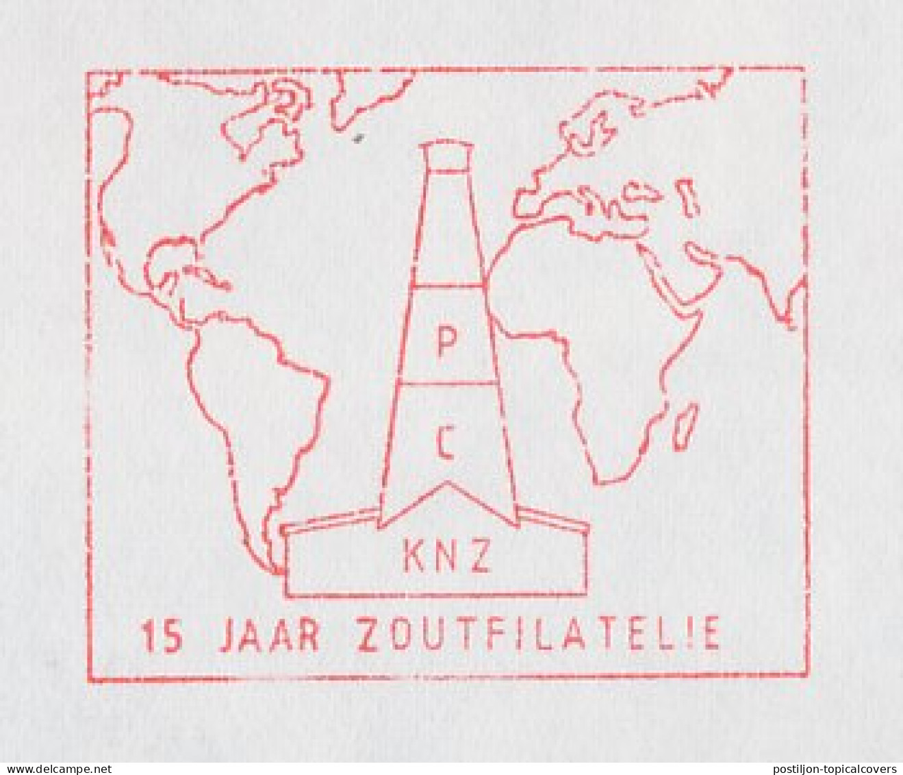 Meter Cover Netherlands 1983 Salt Tower - - Map - World - Hengelo - Autres & Non Classés