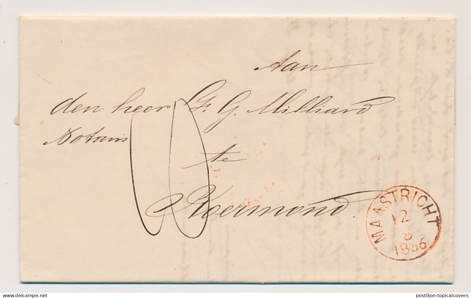 Maastricht - Roermond 1856 - ...-1852 Prephilately