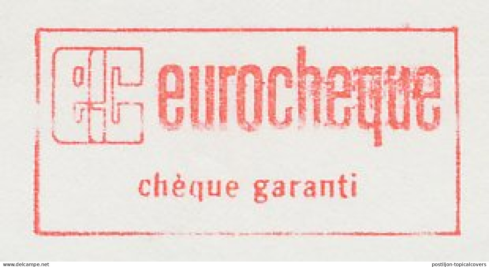 Meter Cut France 1981 Eurocheque - Unclassified