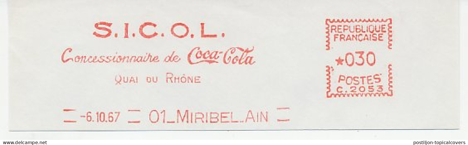 Meter Cut France 1967 Coca Cola  - Altri & Non Classificati