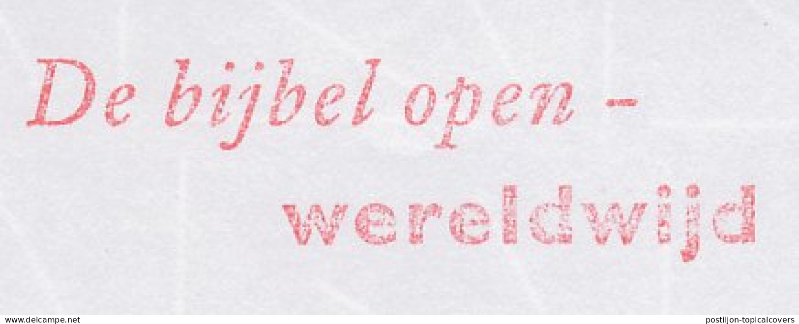Meter Cut Netherlands 2000 Bible Open - Worldwide - Andere & Zonder Classificatie
